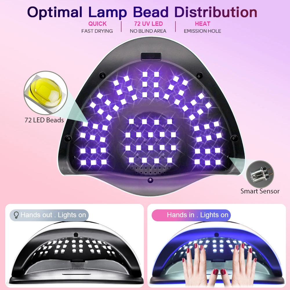 72-LED UV Nail Lamp