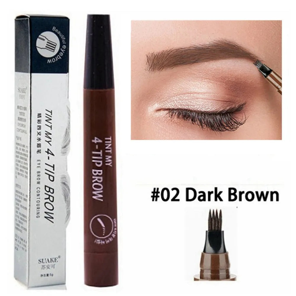 4-Point Waterproof Eyebrow Pencil