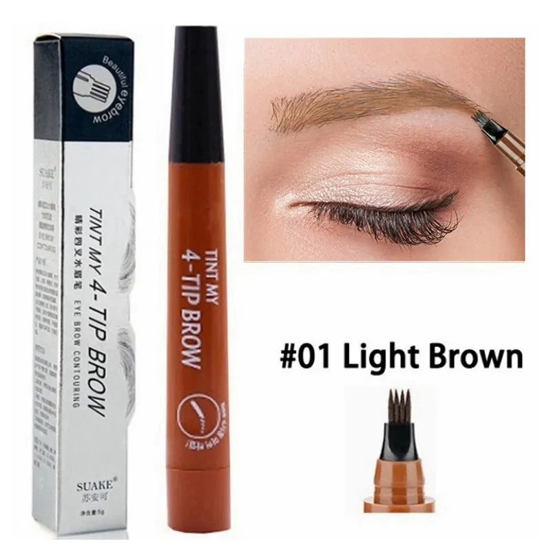 4-Point Waterproof Eyebrow Pencil