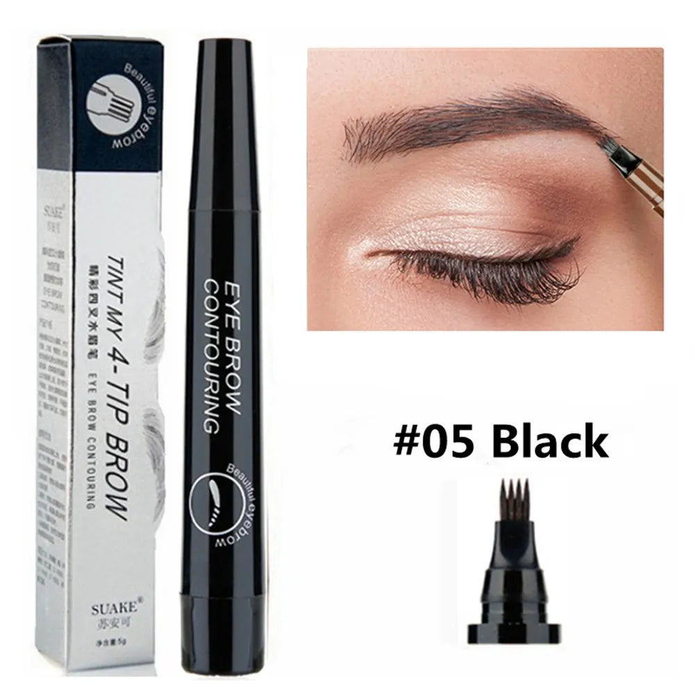 4-Point Waterproof Eyebrow Pencil