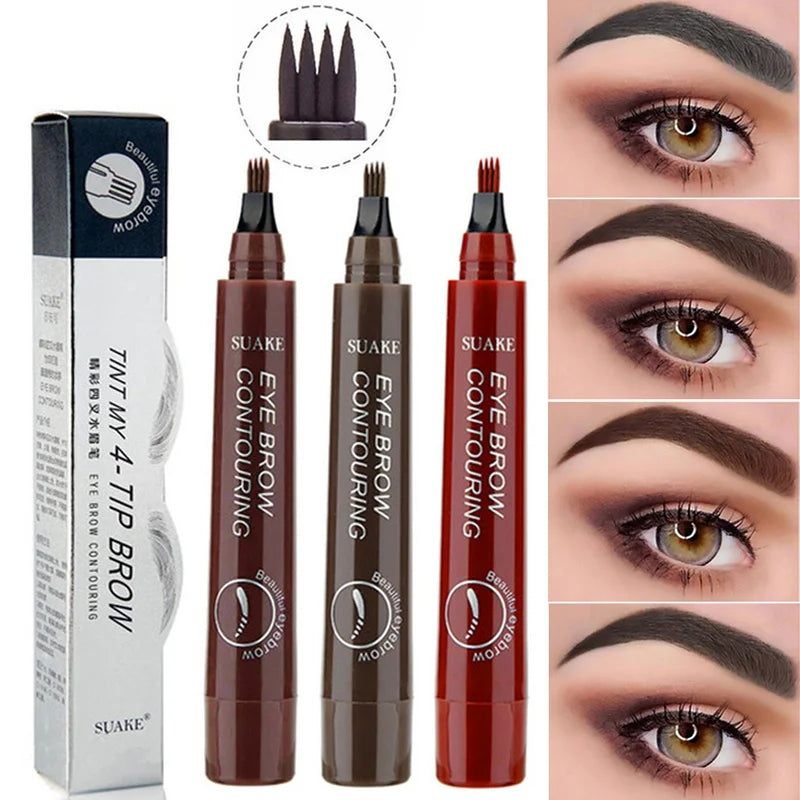 4-Point Waterproof Eyebrow Pencil