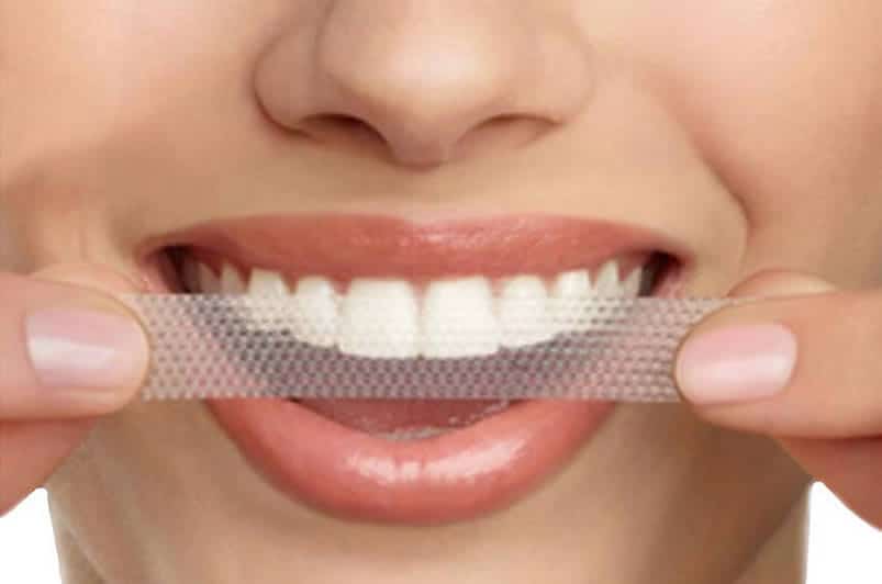 Whitening Dental Strips with Peppermint